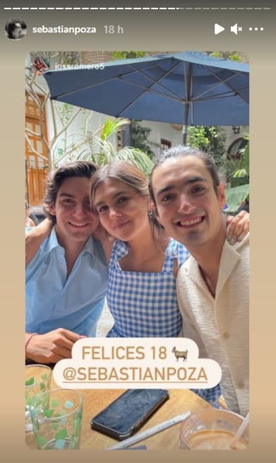 Entre las felicitaciones que recibió Sebastián Poza en las plataformas digitales también estuvo la del 
<b><a href="https://www.univision.com/famosos/hija-de-mayrin-villanueva-y-jorge-poza-novio-fotos">novio de Romina, Joss Romero</a></b>, quien también fue invitado a la celebración.