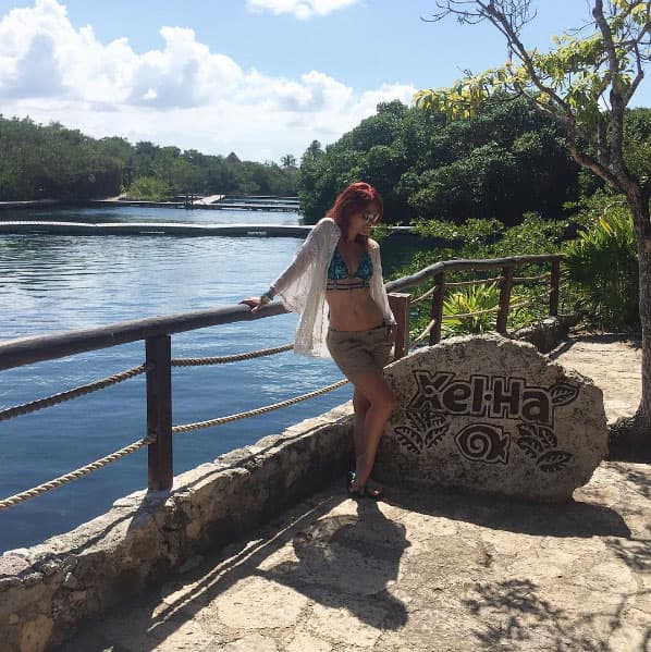 Disfrutaron de unos días de relajación en los parque acuáticos que visitaron.