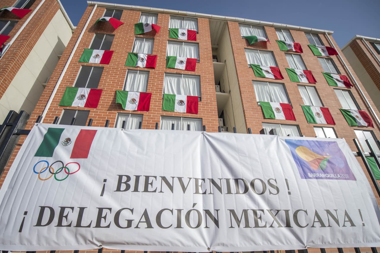 La delegación mexicana fue recibida con mucha calidez por parte de Barranquilla.