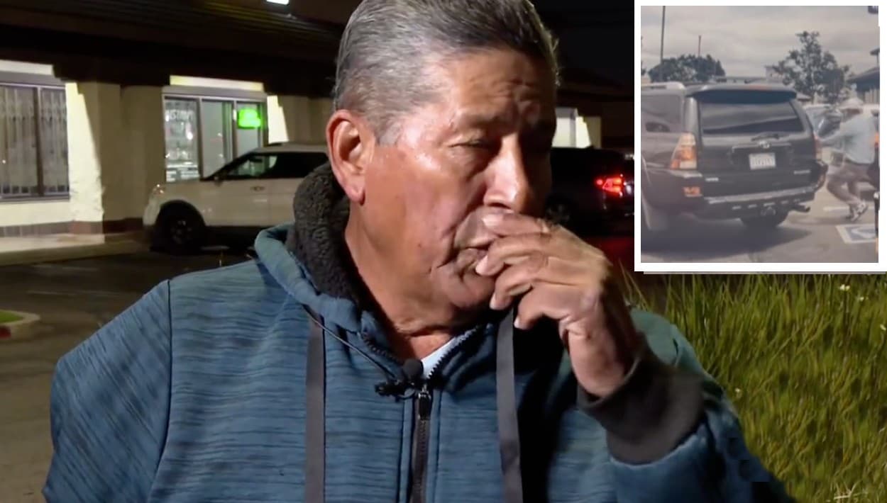 Inclementes los ladrones: le roban hasta las flores a vendedor ambulante hispano sin un brazo