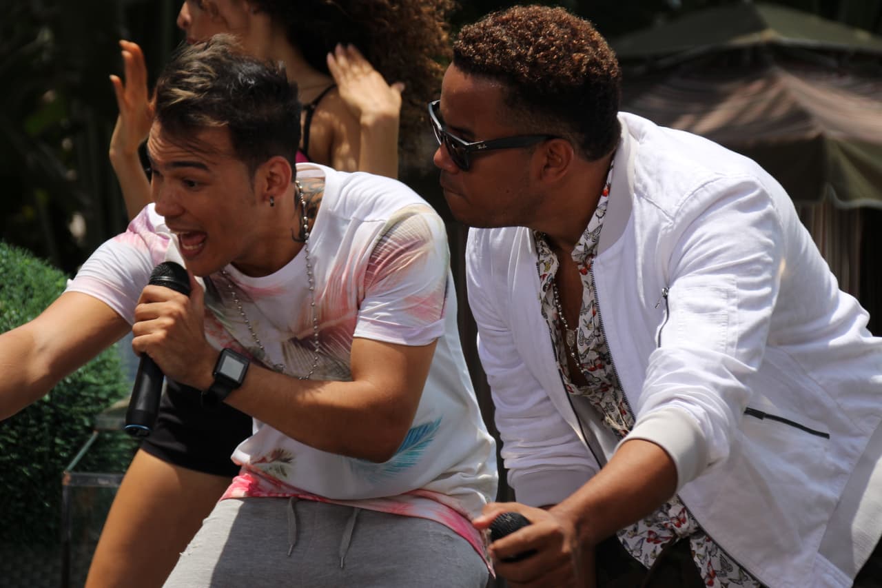 El público fue quien más disfruto de la actuación.