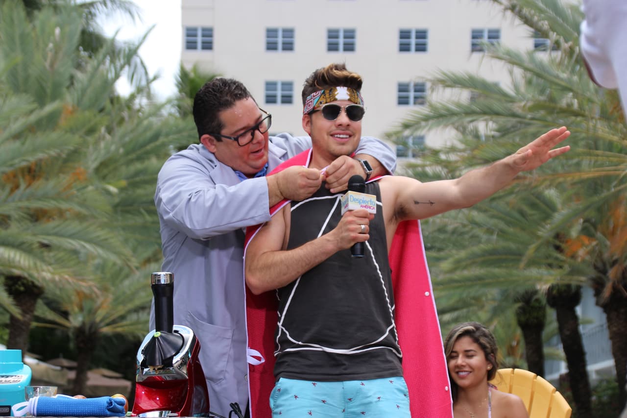 Una toalla de microfibra de secado rápido tipo súper héroe se robó la atención de todos.