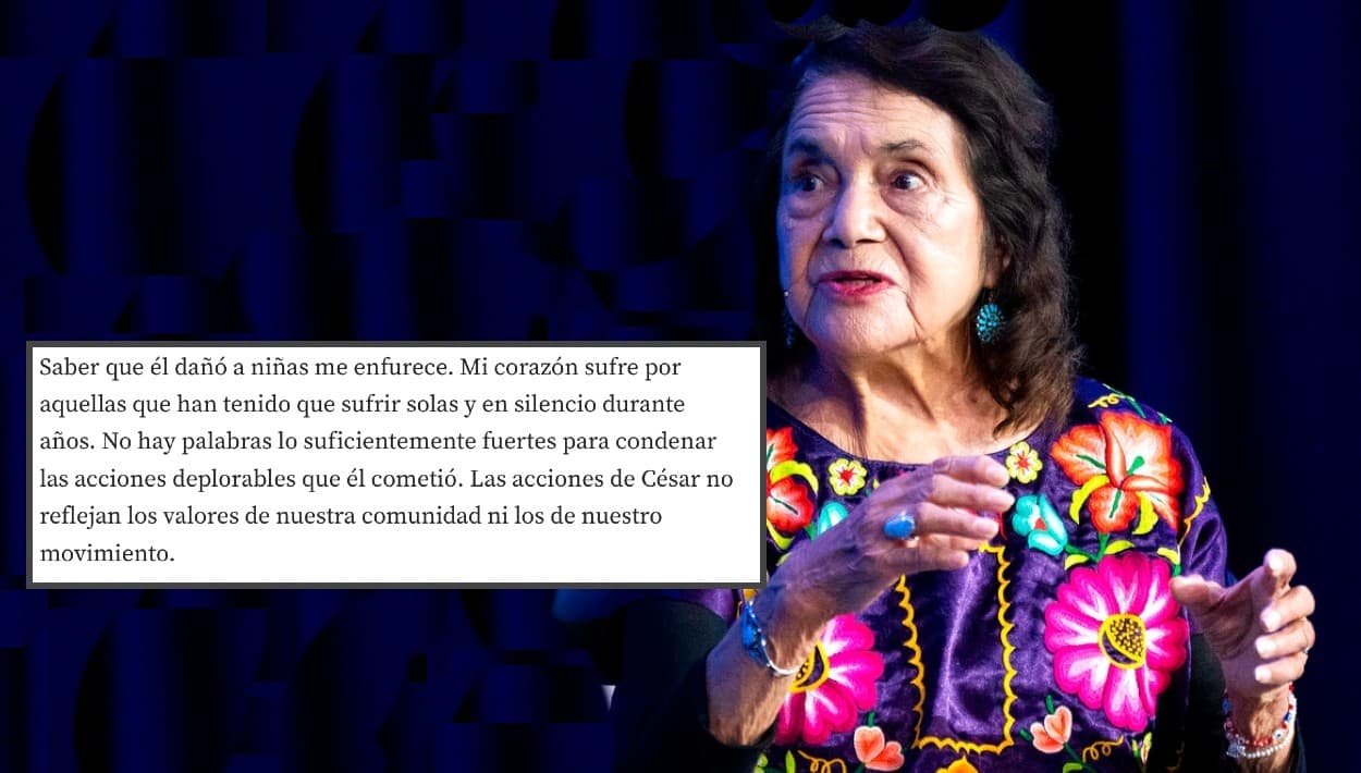 La líder hispana en Estados Unidos recalcó que acciones como las que se denuncian de César Chávez no representan a la comunidad trabajadora ni a los latinos.