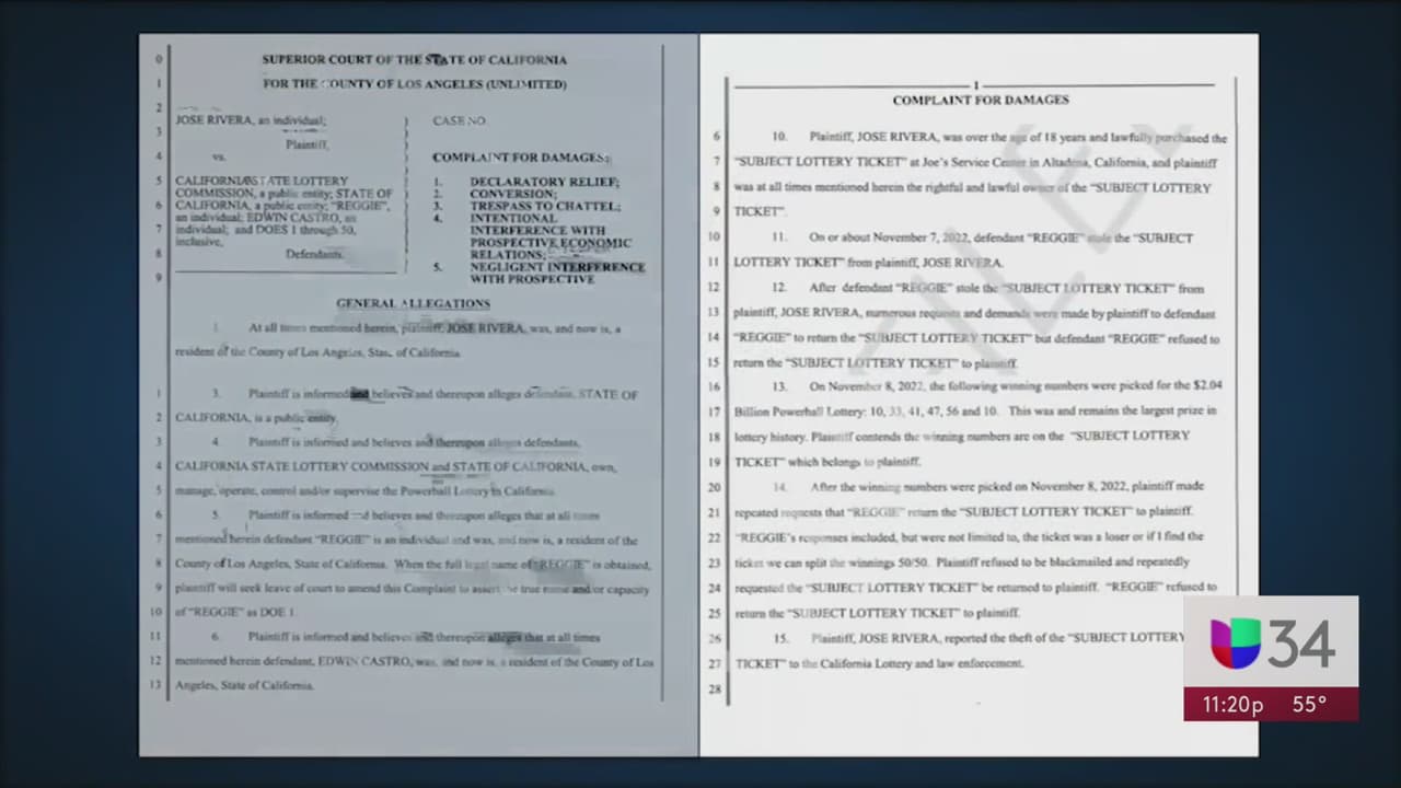 Mientras la policía de Pasadena investiga, 
<b><a href="https://www.univision.com/local/los-angeles-kmex/pleito-hispanos-2-040-millones-powerball-regresa-tribunal-los-angeles" target="_blank">este lunes 24 de julio</a></b>
<a href="https://www.univision.com/local/los-angeles-kmex/pleito-hispanos-2-040-millones-powerball-regresa-tribunal-los-angeles" target="_blank">,</a> ambas partes y un tercero están citados en un tribunal en la Alhambra.