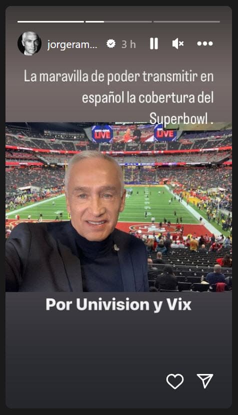 Jorge Ramos también dijo 'presente'.