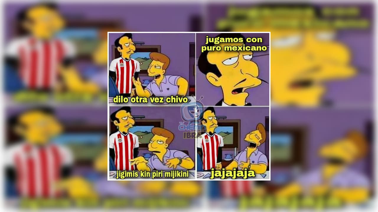 Las Chivas caen 1-0 en su visita al América, y los memes no se tardaron en atacar al cuadro tapatío.