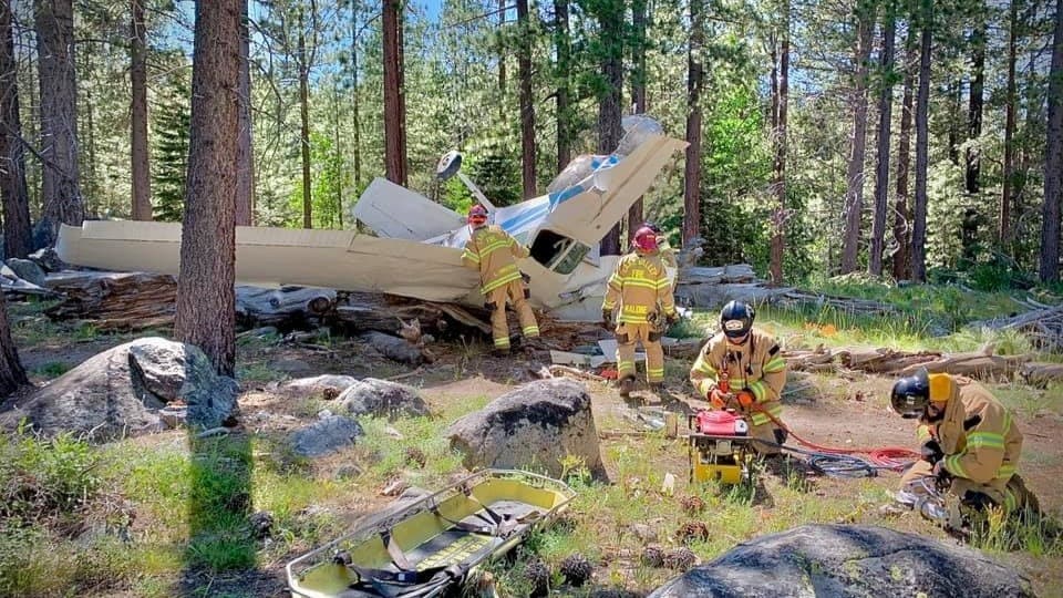 Choque de una avioneta deja un muerto y un herido en South Lake Tahoe