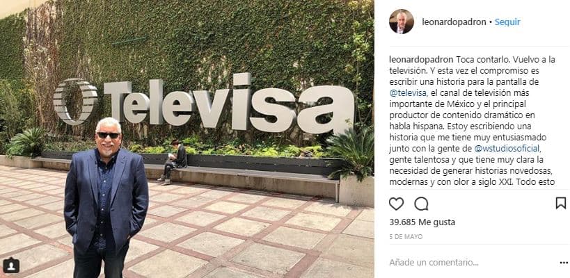 La historia de esta telenovela fue escrita por Leonardo Padrón, quien desde hace unas semanas ya había confirmado en Instagram su participación en este nuevo proyecto.