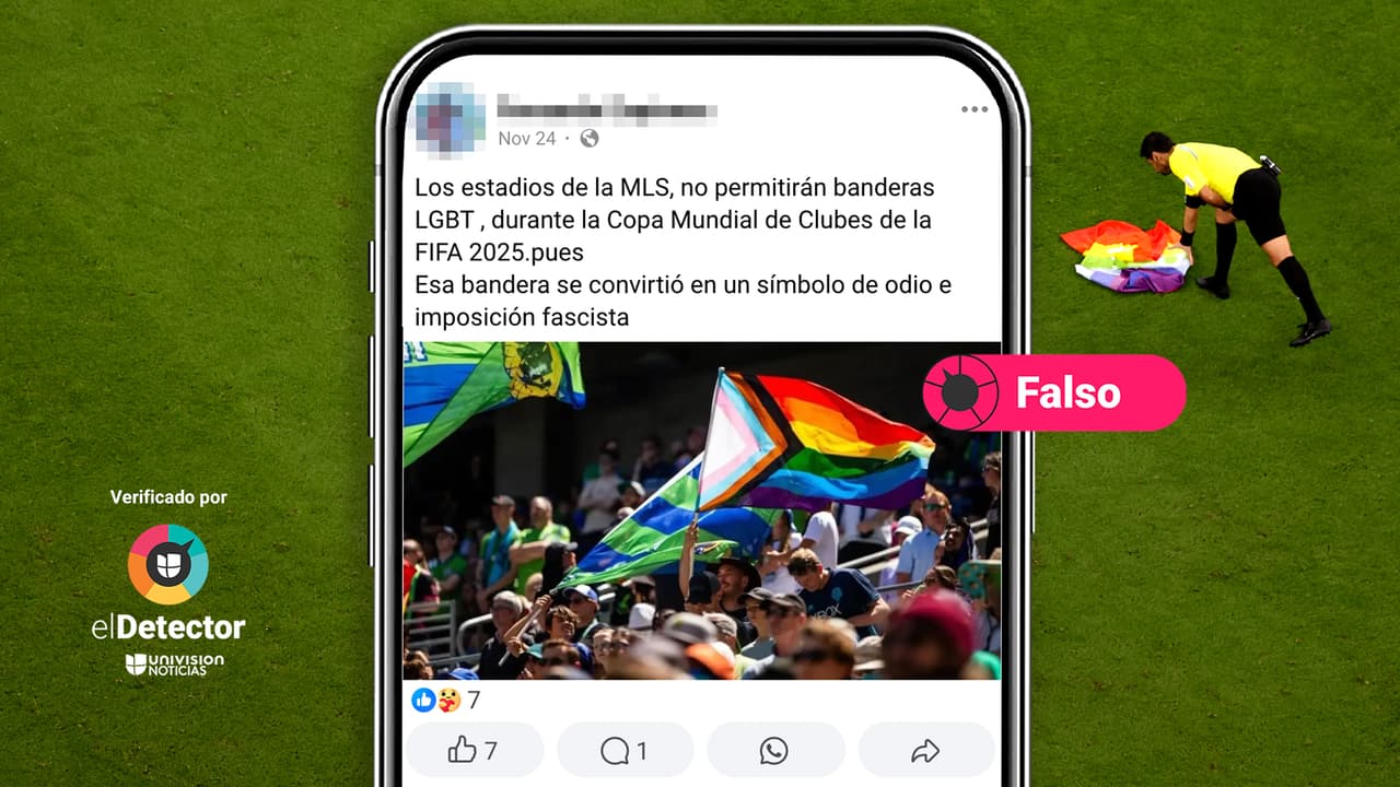 Es falso que EEUU haya prohibido banderas LGBTQ+ en el Mundial de Clubes 2025