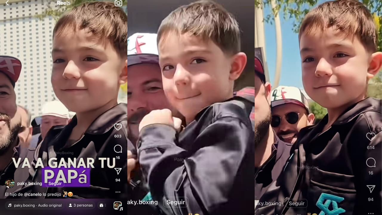 El hijo del 'Canelo' dijo en un video que circula en redes sociales que su papá ganaría la pelea con un "upper".