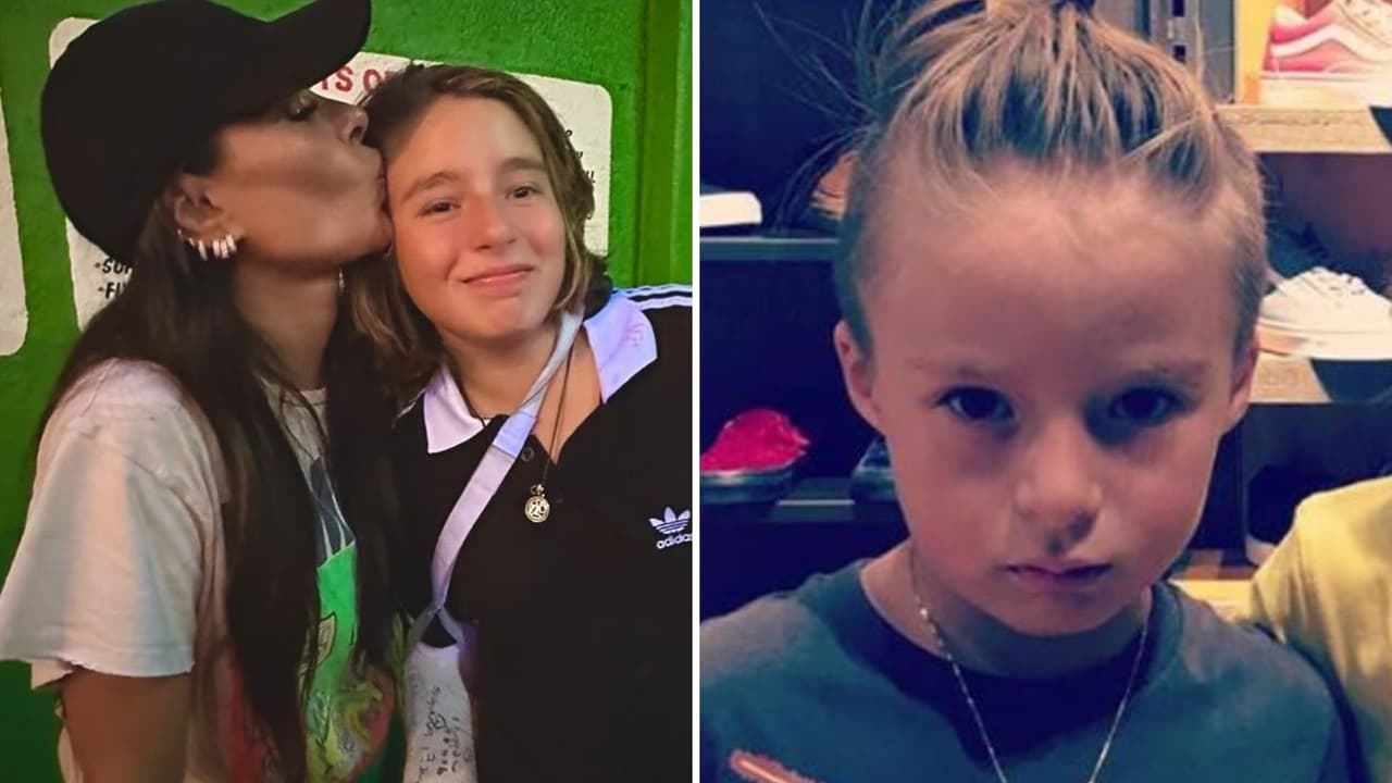 Galilea Montijo y su hijo Mateo.