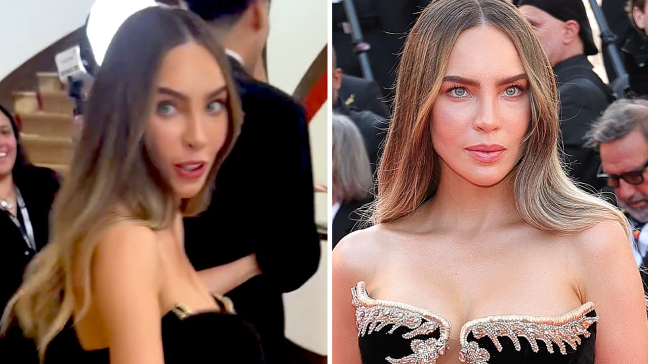 Belinda vive bochornoso momento con su vestido en el Festival de Cannes: esto sucedió