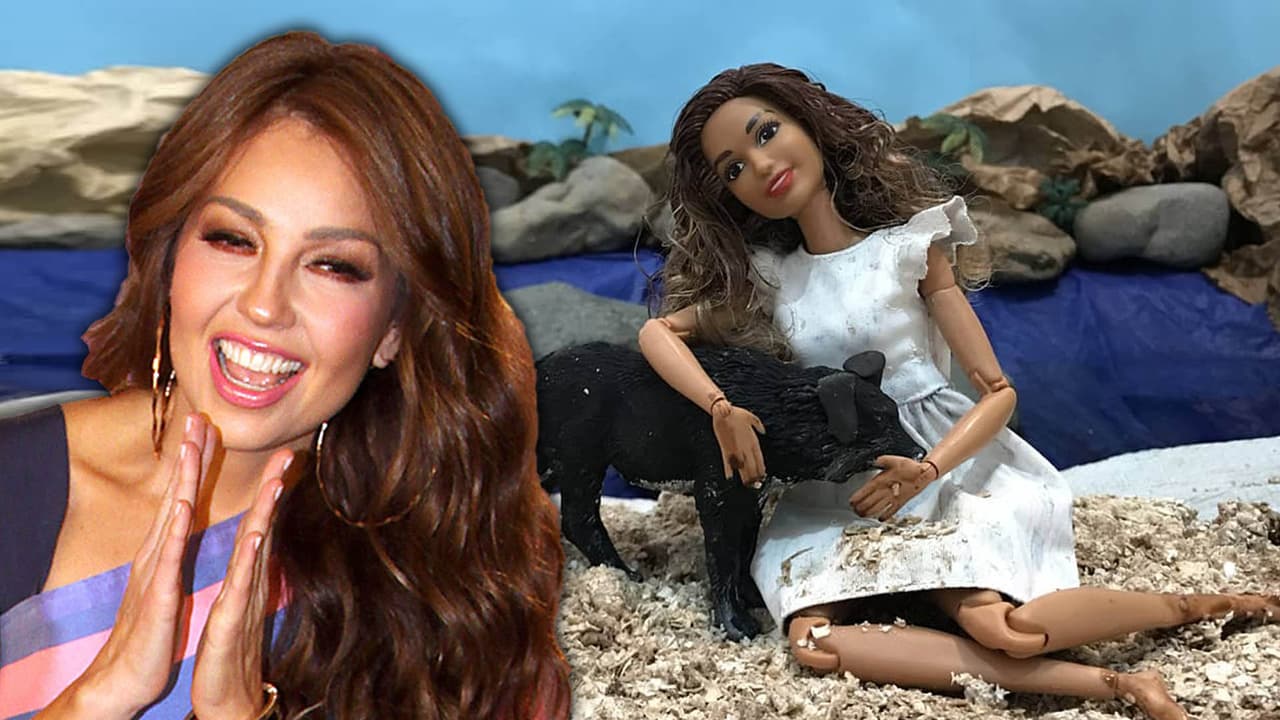 “Asombroso”: Thalía se encuentra con Marimar y María Mercedes en versión muñeca