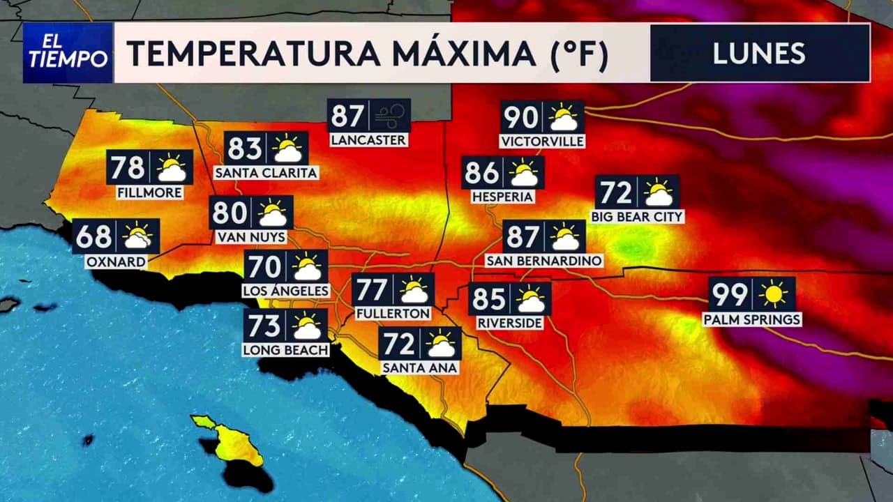Pronóstico del tiempo hoy en Los Ángeles: Advertencia por ráfagas de viento; el termómetro alcanzará 78 °F