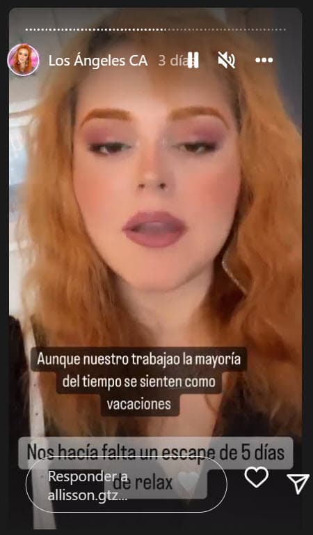 De acuerdo con lo que ha compartido en Instagram, este viaje es de 5 días para relajarse y disfrutar de una ciudad que la ha enamorado. 
<br>