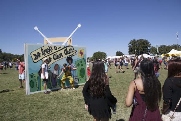 Miles de asistentes de todo el mundo disfrutaron de más de 180 presentaciones de bandas como Pearl Jam, Eminem y Outkast.