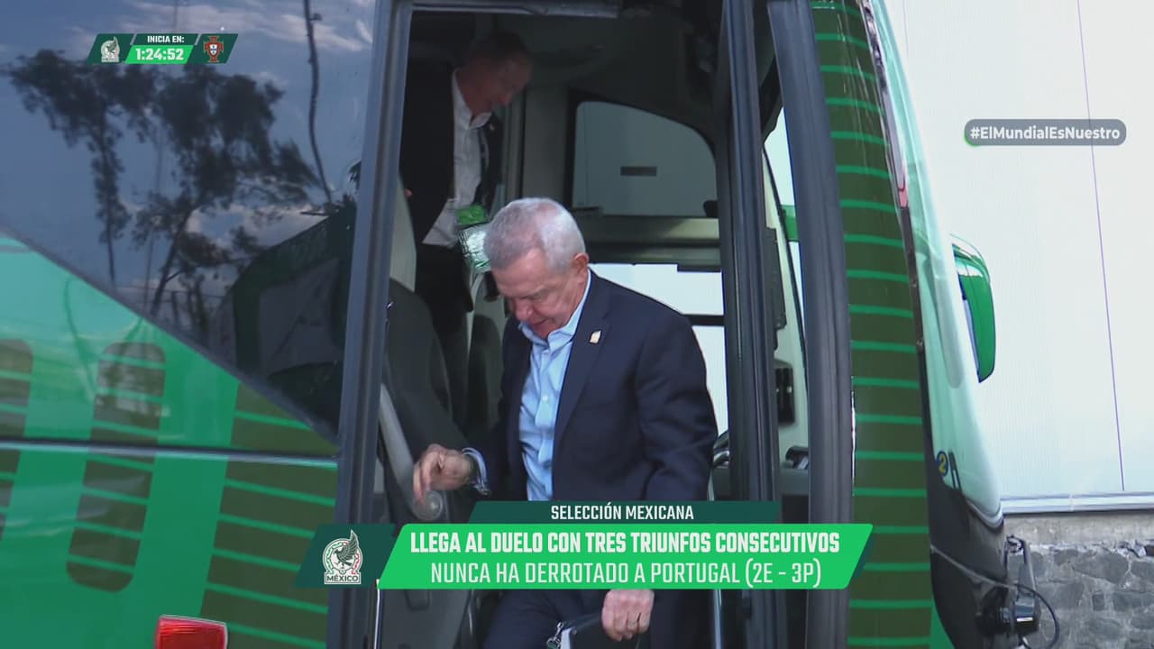 La Selección Mexicana llega al estadio Banorte