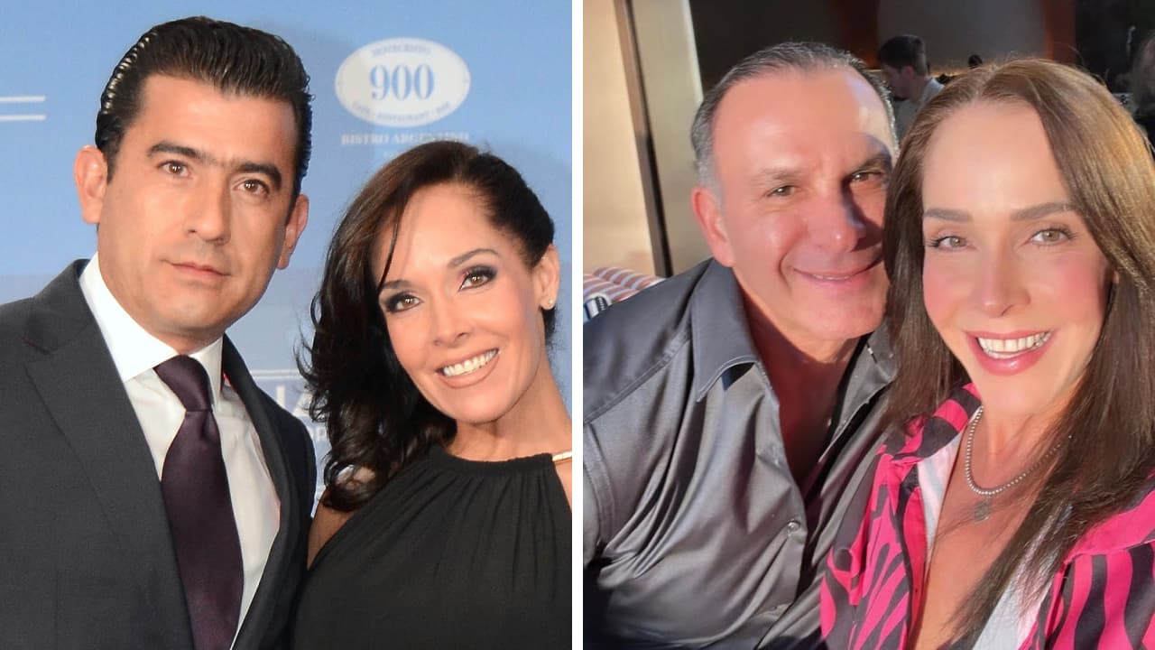 Sharis Cid e Isaías Gómez; Sharis y Pedro Canavati.