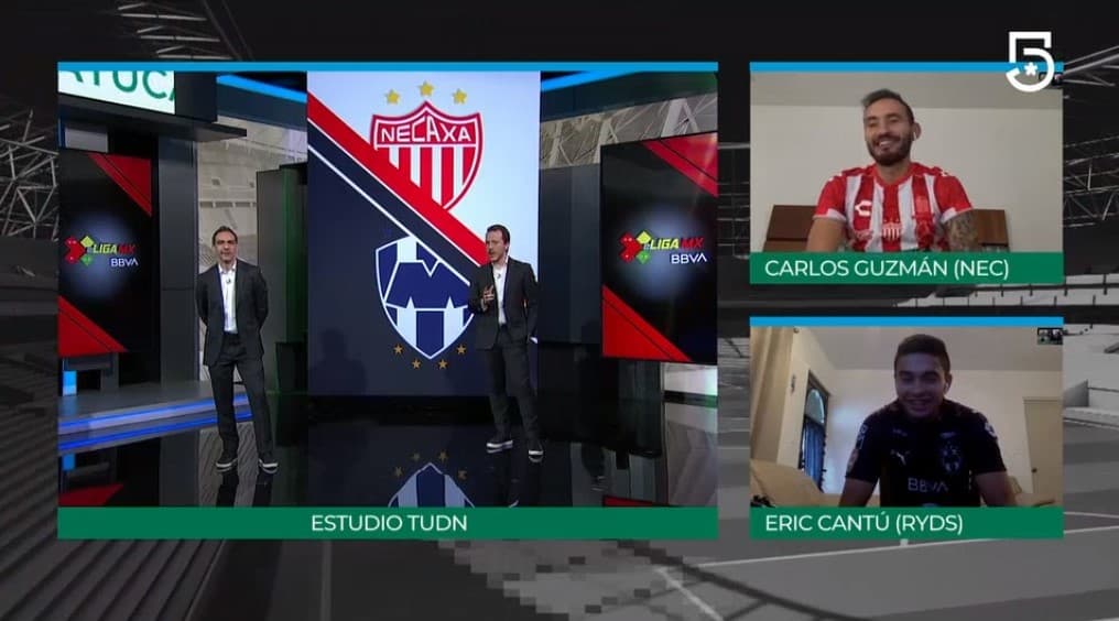 En el partido inaugural se enfrentaron Guzmán, por Necaxa y Cantú por Rayados.