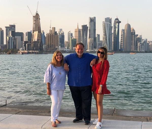Raúl, MIa y MIllie se hospedaron en Doha, la capital del país.