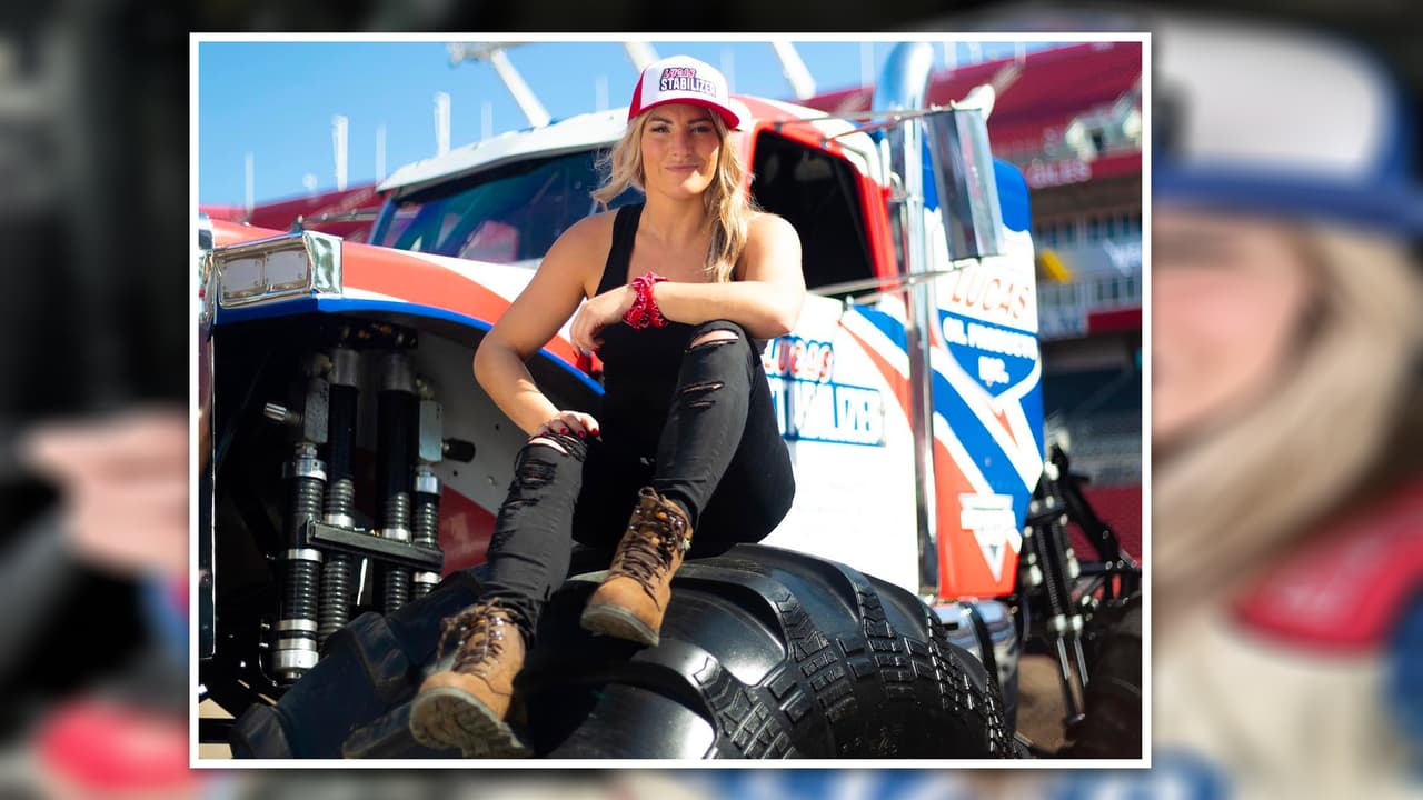 Cynthia Gauthier es la única mujer que participa como piloto dentro de Monster Jam.