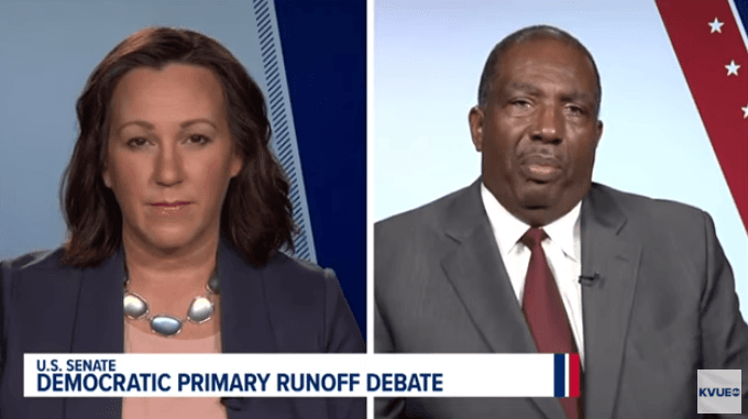 Los candidatos demócratas al Senado por Texas cruzan acusaciones en un tenso debate