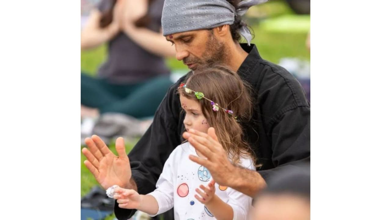 Valentino Lanús y su hija