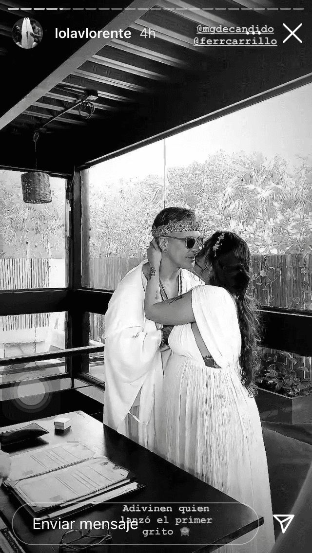 Para Carrillo, este es su segundo matrimonio y lo hizo bajo un contexto muy especial, pues está a punto de ser papá de nueva cuenta. 
<br>