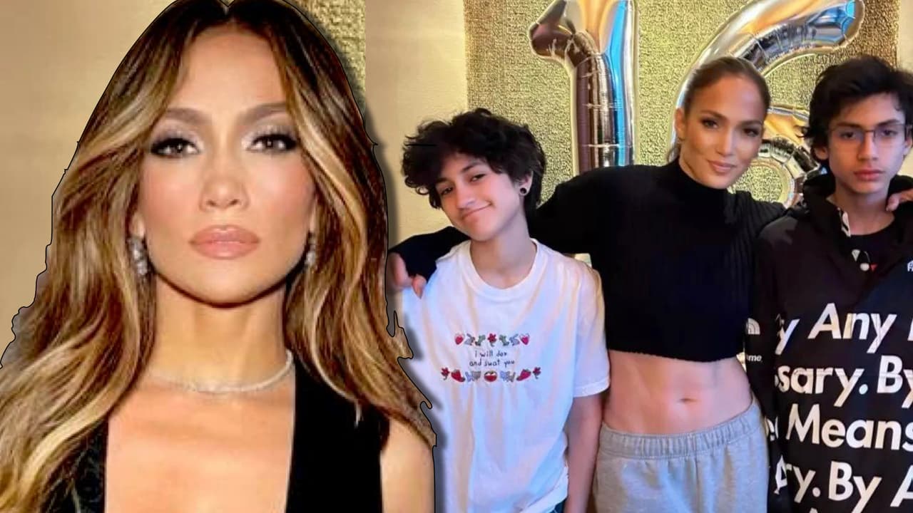 JLo celebró el cumpleaños 16 de sus mellizos con un increíble viaje, ¡hasta cerditos hubo!