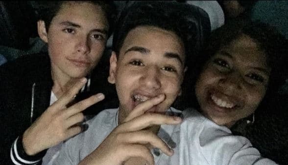 Jeidimar, Edward y Jorge disfrutaron mucho los ensayos.