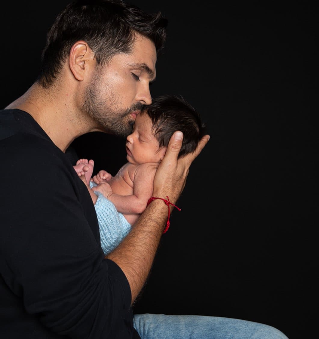 Ferdinando Valencia y su hijo Tadeo.