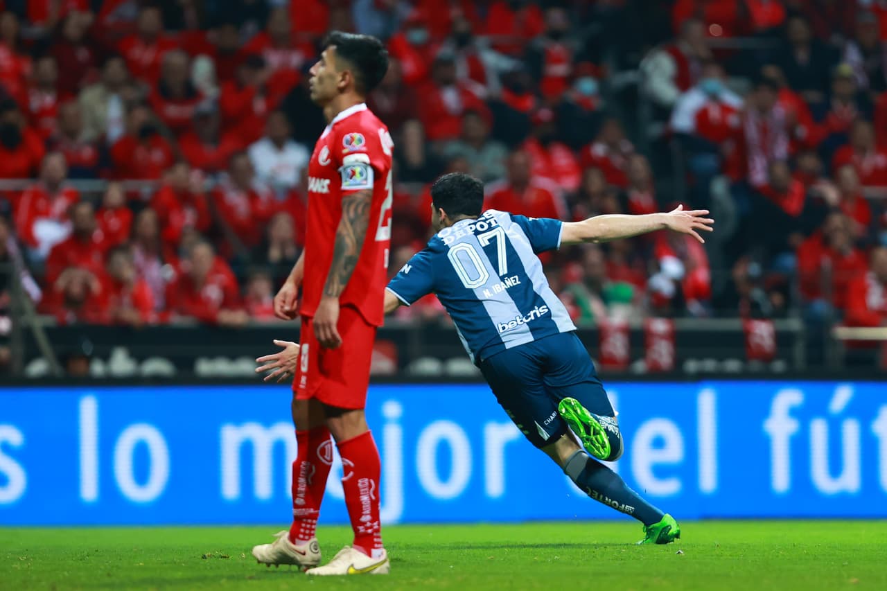 Pachuca goleó al Toluca en el Estadio Nemesio Diez por 1-5 en la Final de ida del Apertura 2022 de la Liga MX.