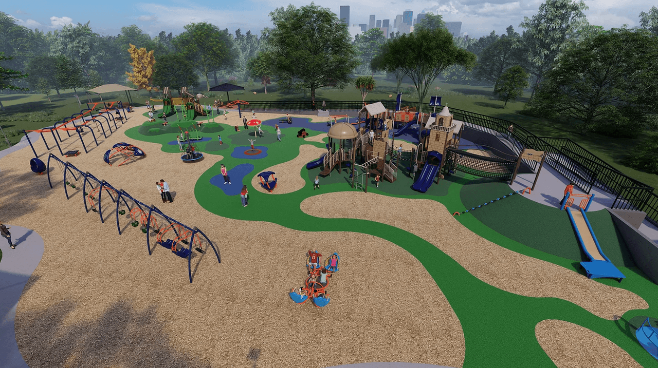 Este área de juegos estará ubicada en la cuadra 20000 de Hardy Oak Parkway, dentro del Classen-Steubing Ranch Park.