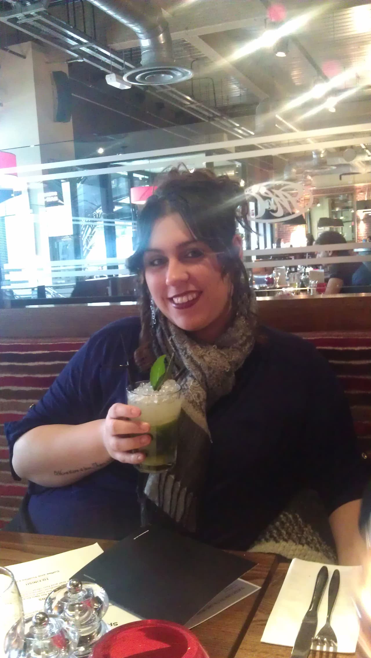 Ella dice que su debilidad era el pollo frito y la pizza.