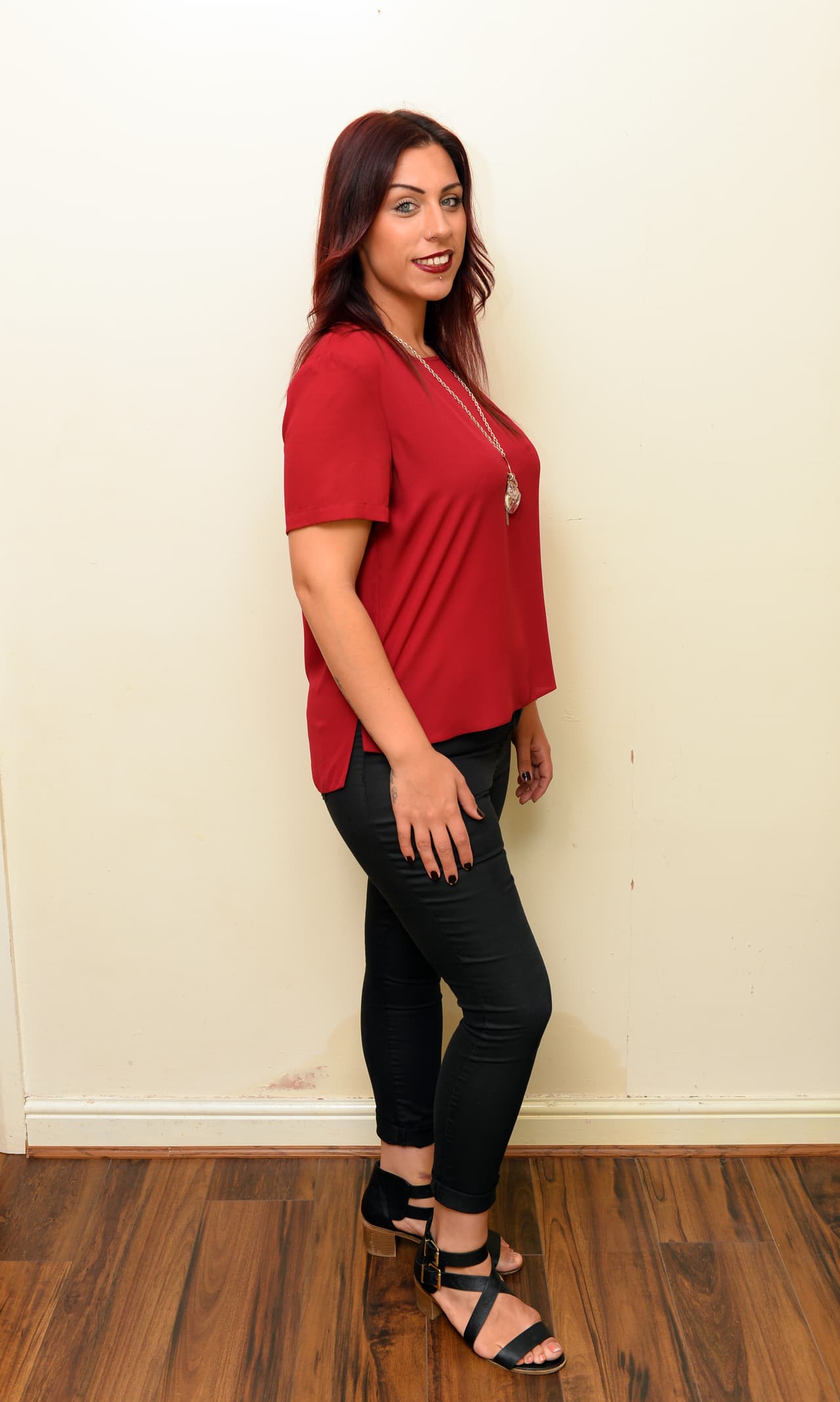 Ella la usó de fondo de pantalla para recordarse constantemente cómo se veía.