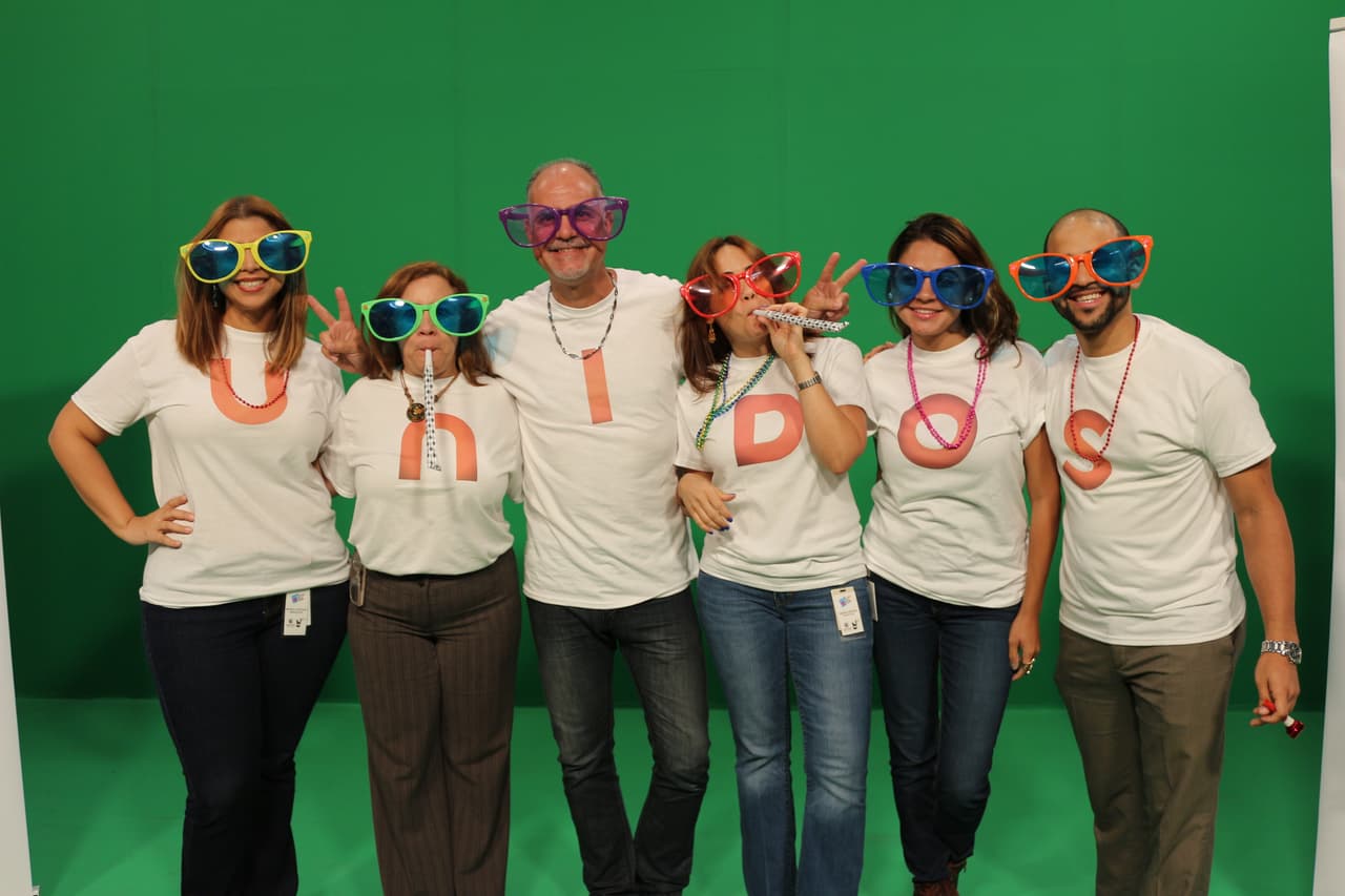 Empleados y talentos de Univision Puerto Rico formaron parte de la campaña.