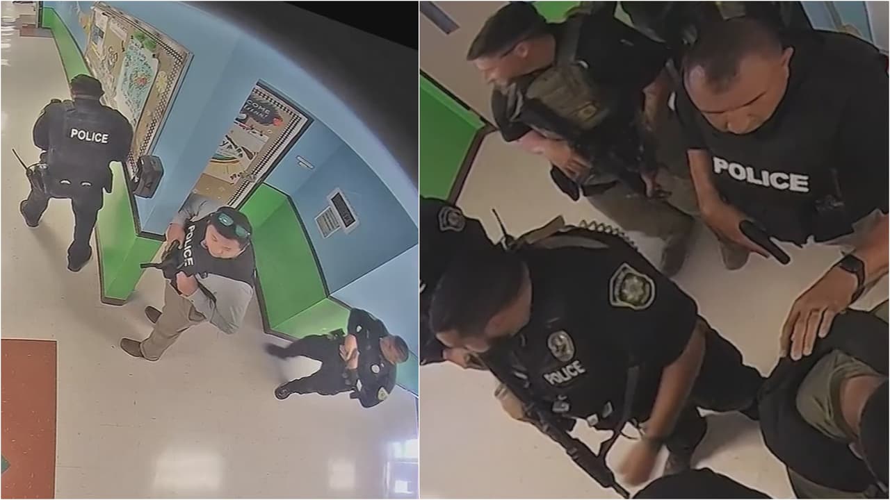 <b>Un año del tiroteo en Uvalde: cronología de la masacre en la que perdieron la vida 19 niños y dos maestras</b>
<br>
<br>El 24 de mayo de 2022 será recordado como uno de los días más oscuros en la historia de Estados Unidos debido al tiroteo que acabó con la vida de 19 niños y dos maestras en la Escuela Primaria Robb en Uvalde, Texas. Un año después de esta tragedia son más fuertes las voces que exigen justicia y que claman por un mayor control al acceso a las armas de fuego en el país.