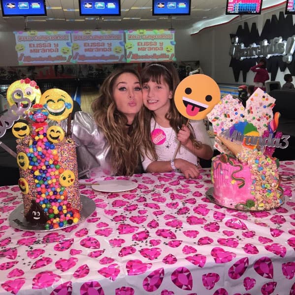 Elissa fue una de las más contentas, se notaba la cara de felicidad por su fiesta.