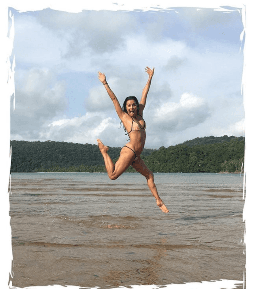 La segunda parada fue en Tailandia. A través de sus redes sociales, Eva compartió esta imagen con todos sus seguidores.