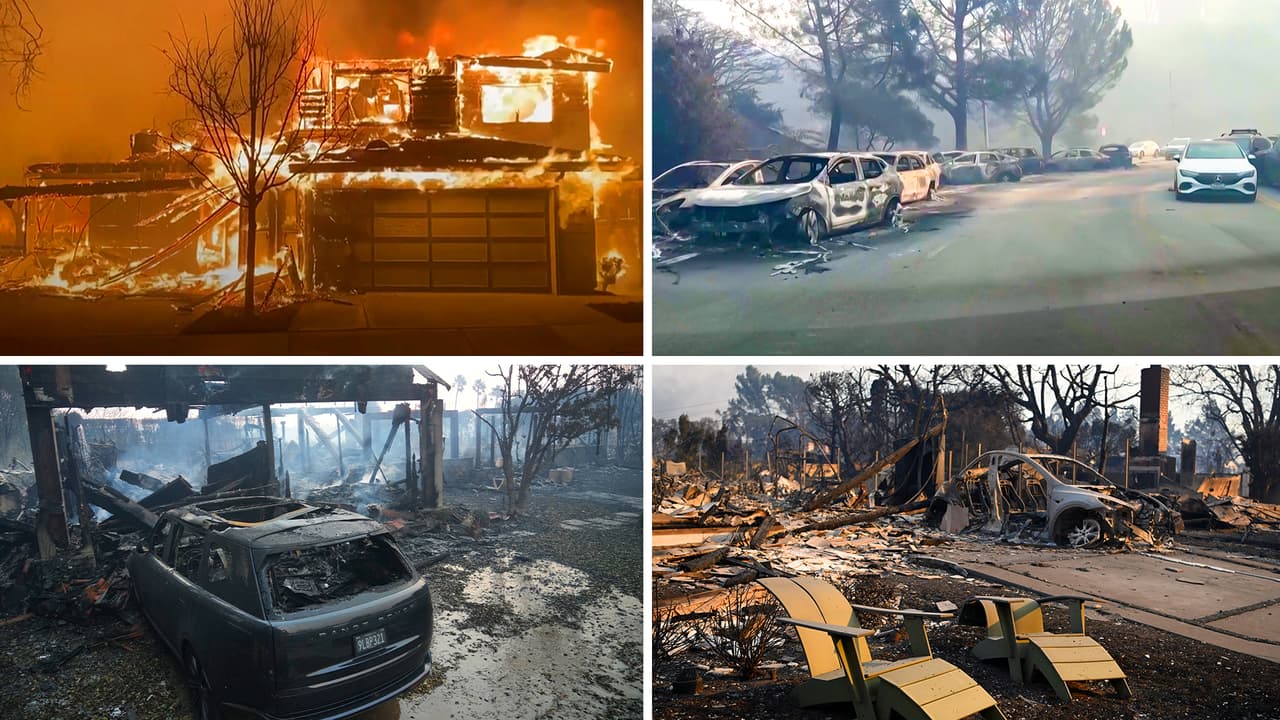 Hasta el jueves 9 de enero, las autoridades reportaban que unas 2,000 propiedades, entre casas, negocios y otras edificaciones, habían sido 
<b><a href="https://www.univision.com/local/los-angeles-kmex/cinco-incendios-arden-en-los-angeles-cambiando-la-historia-de-california" target="_blank">consumidas por los incendios Palisades y Eaton,</a></b> dos de cinco que estallaron al oeste de Los Ángeles. Un número indeterminado de vehículos también quedaron reducidos a chatarra.