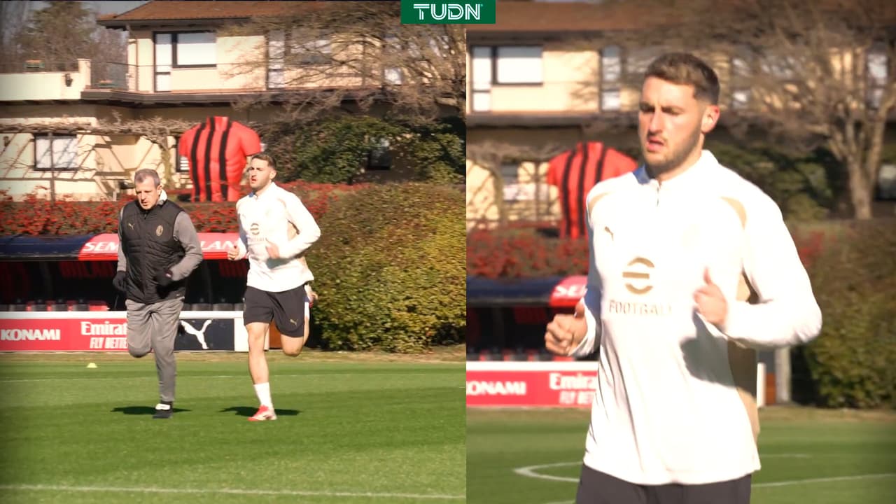 DT del Milán revela la fecha de regreso de Santi Gimenez