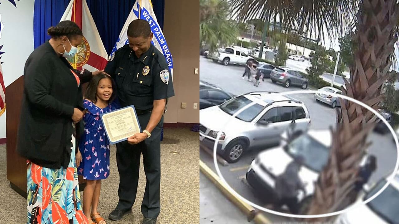 Niña de 9 años sale en defensa de su madre y enfrenta a ladrón