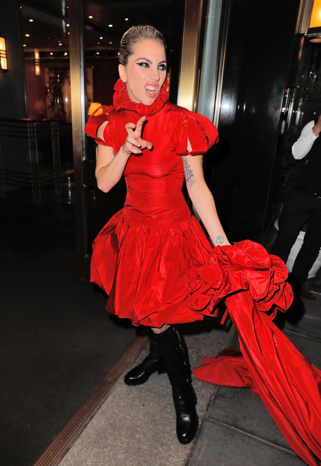 Toda una fiera, la seño Gaga...