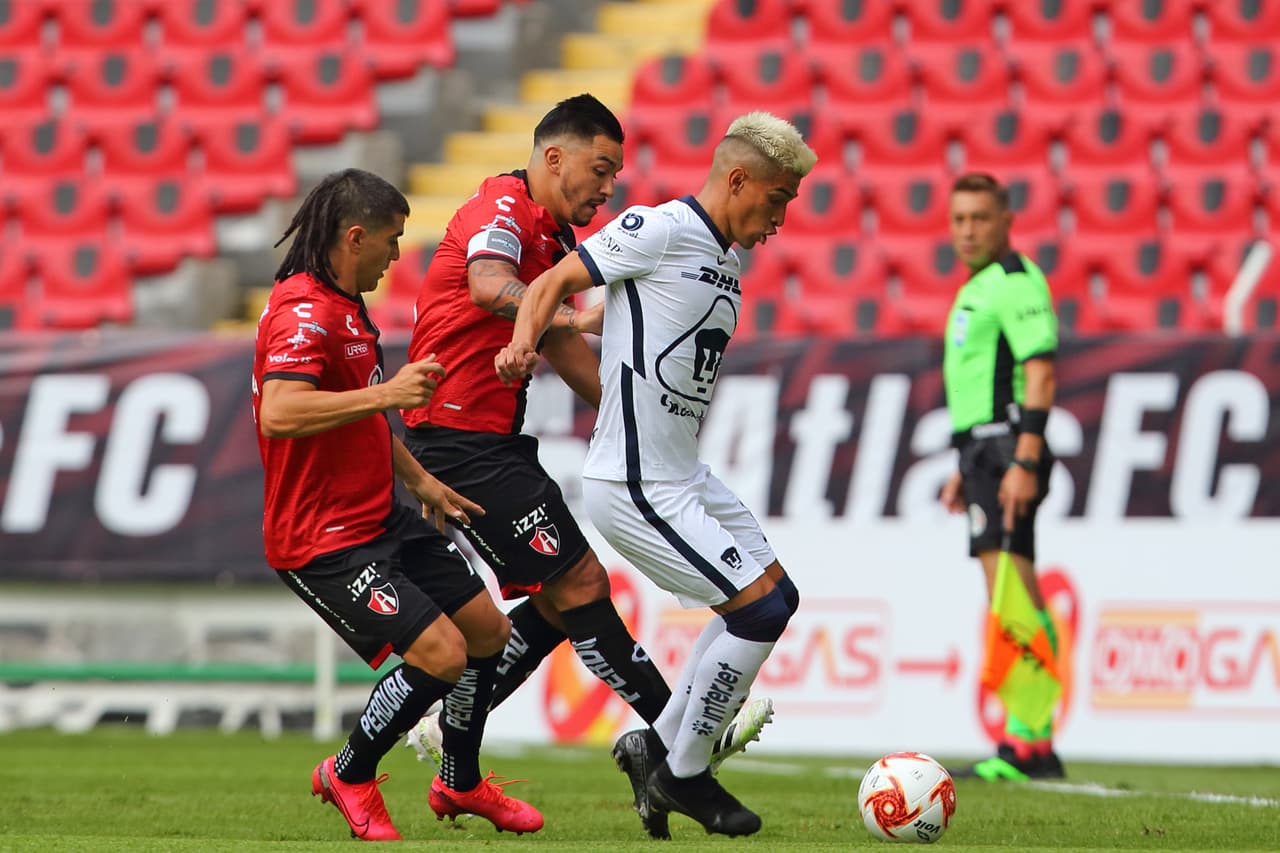 Con doblete de Juan Igancio Dinenno, los Pumas continúan con su racha perfecta en el Guard1anes 2020 de la Liga BBVA MX.