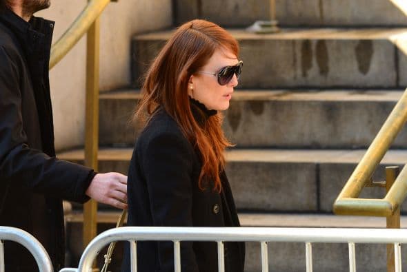 Juliane Moore se despidió de su gran amigo y compañero. Más videos de Chismes aquí.