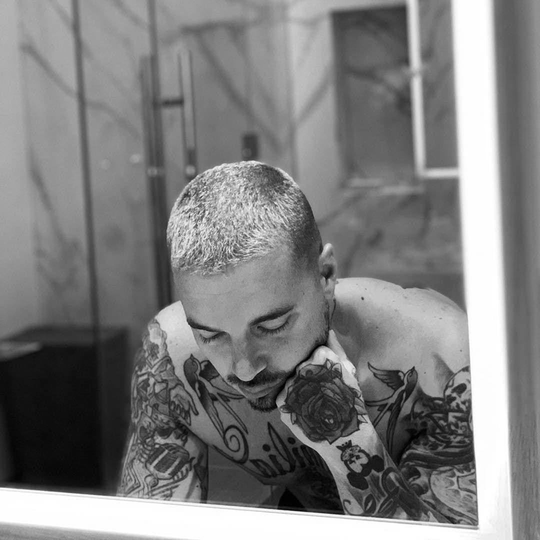 Sus tatuajes, ha dicho varias veces, son una forma de expresarse y decir algo de sí mismo.