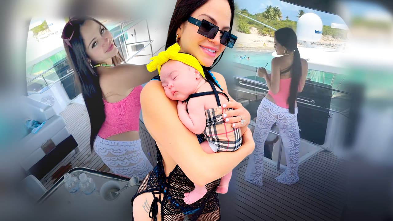 Natti Natasha sorprende con ‘twerking’ en un lujoso yate con su bebé a poco más de un mes de dar a luz