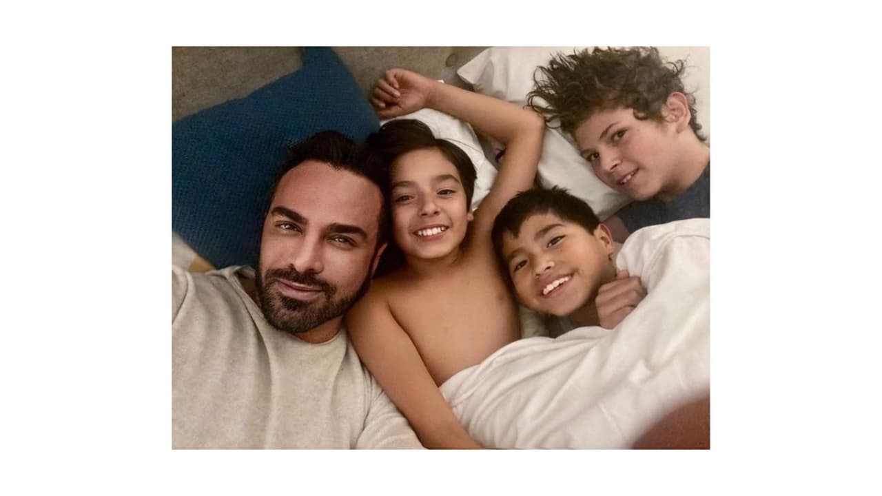 Ellos son los tres hijos de Ariel Miramontes.