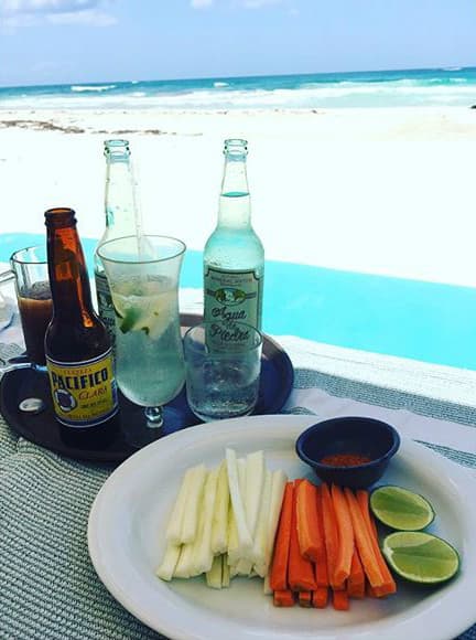 Estar de vacaciones no es pretexto para dejar la dieta.