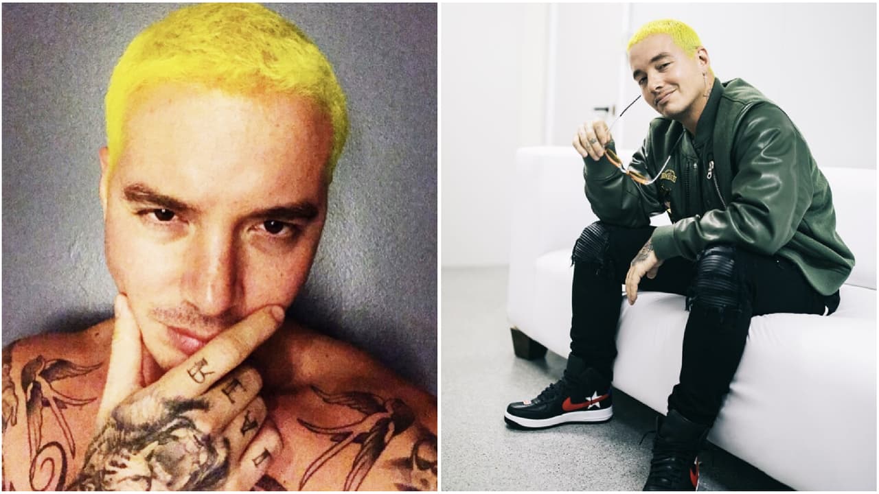 El increíble secreto de J Balvin para mantener el color de su cabello
